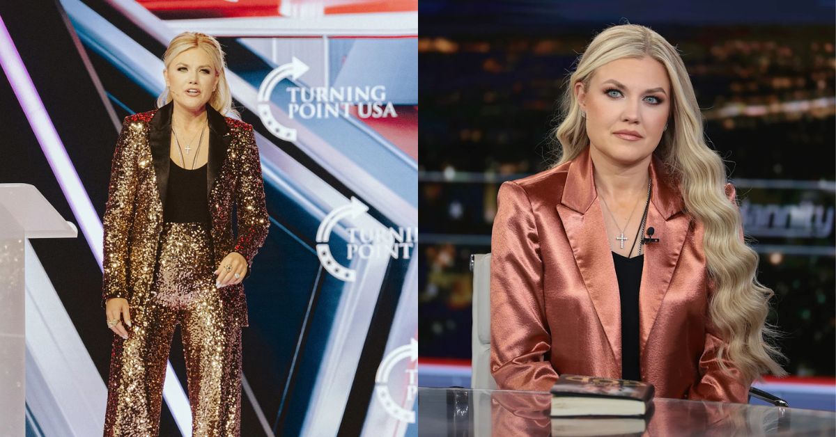 Erika Kirk’s leather pants moment shows her style is totally unpredictable